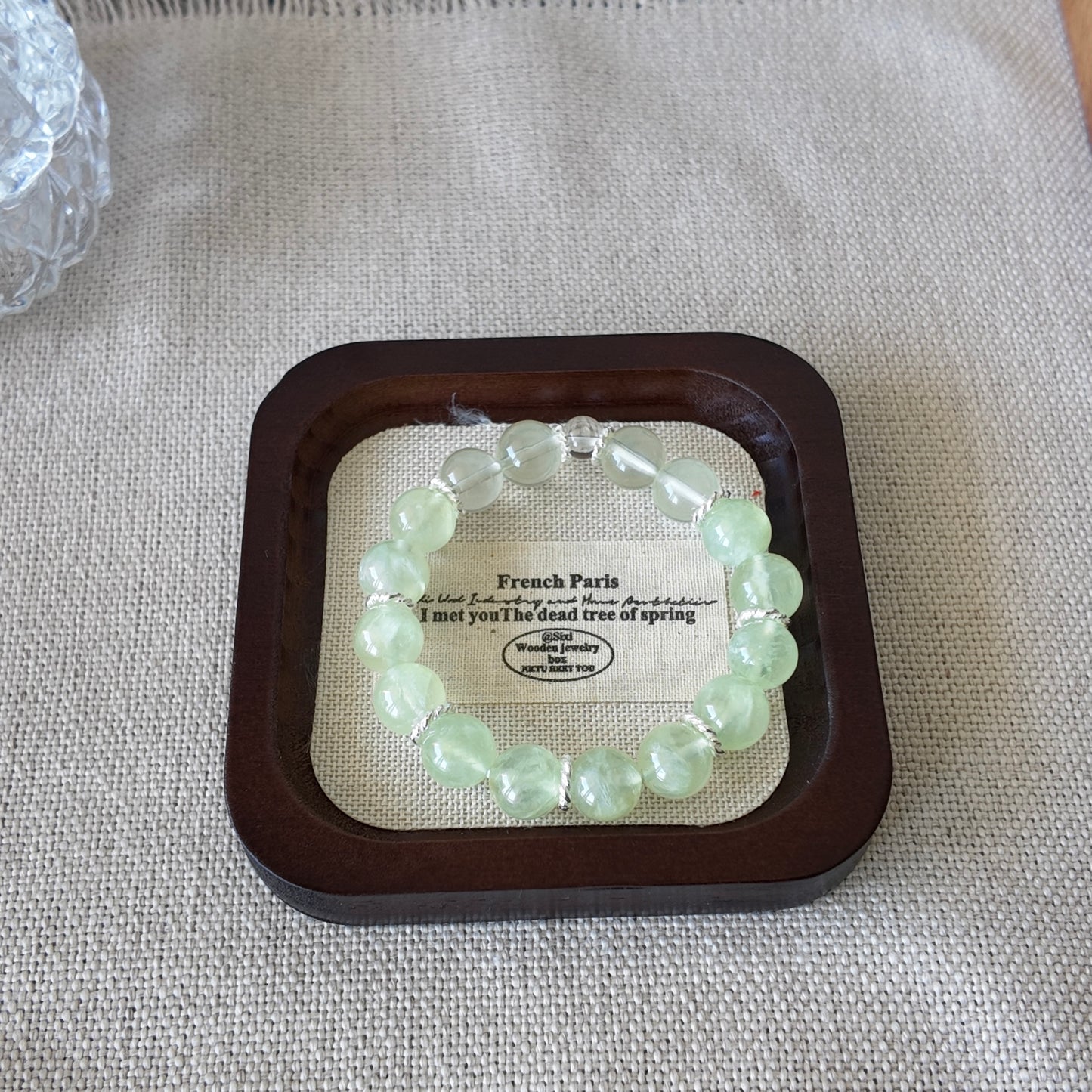 Prehnite Bracelet 11mm