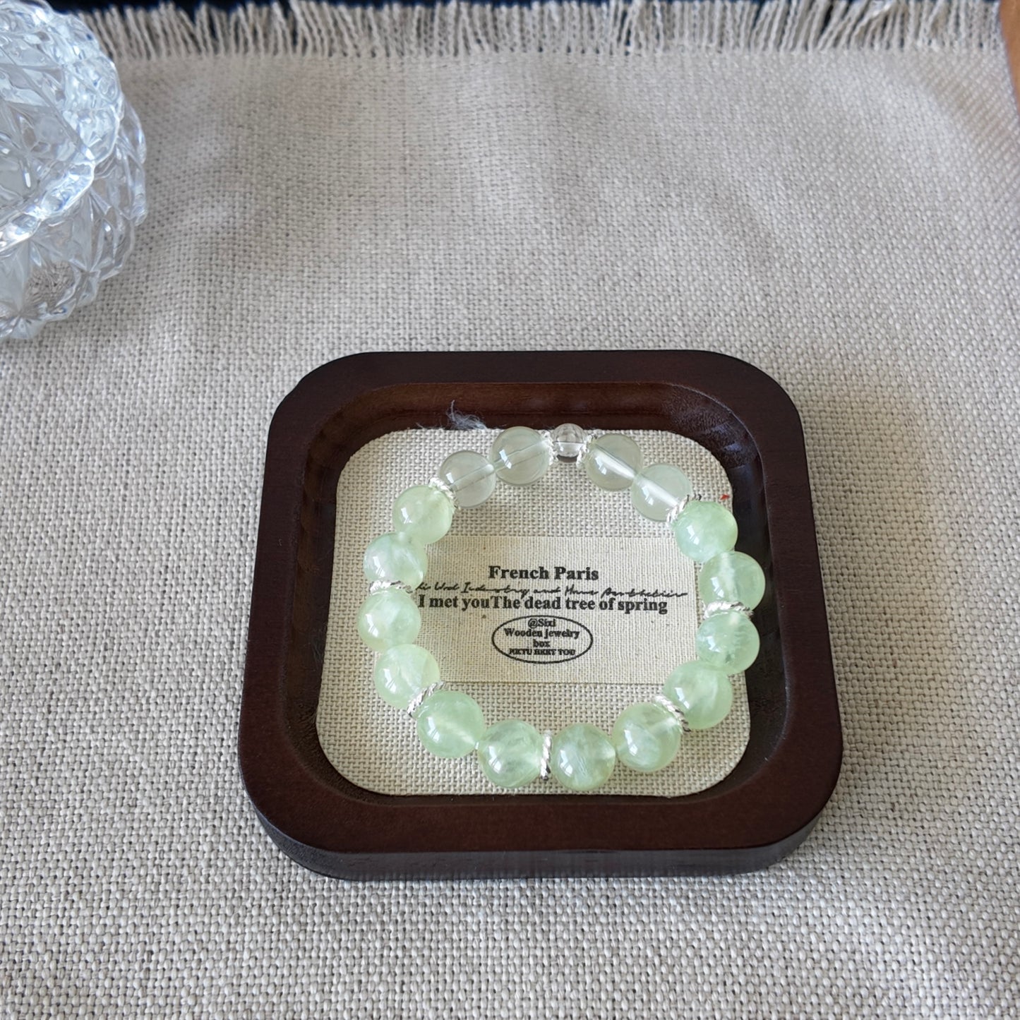 Prehnite Bracelet 11mm