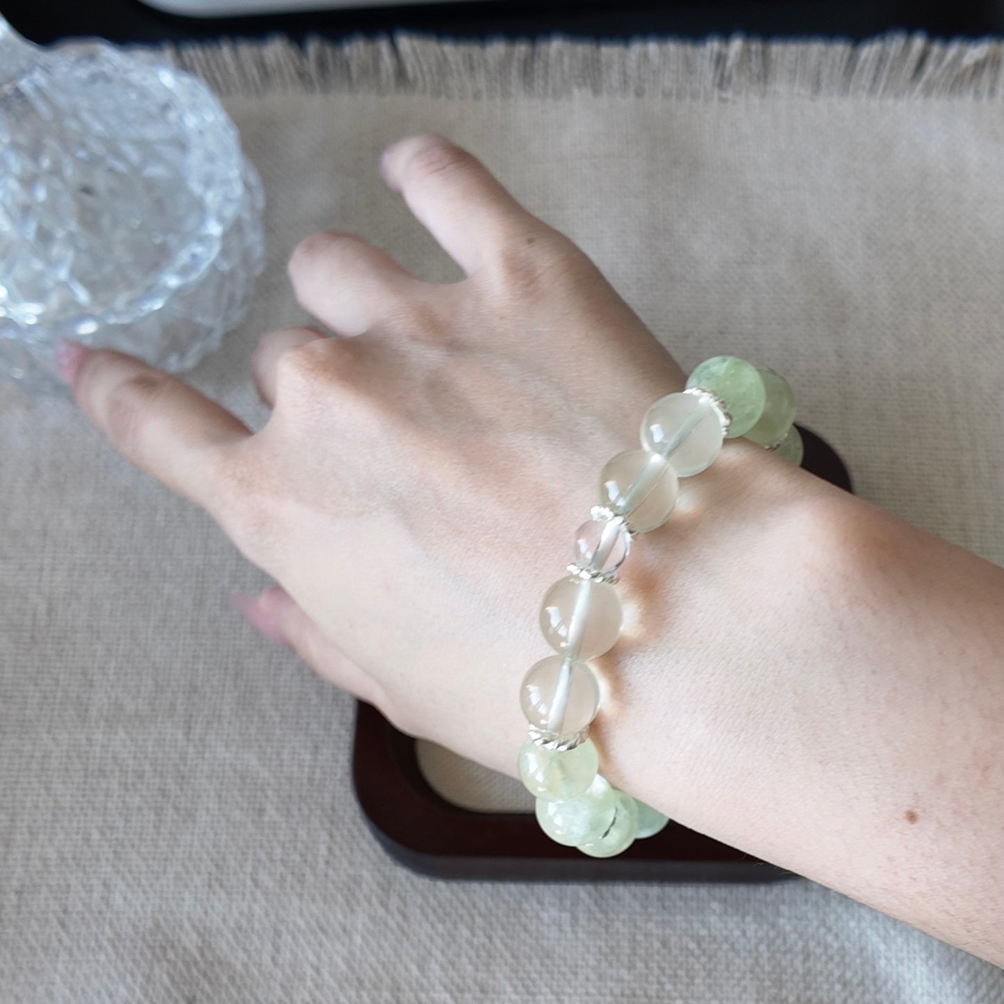 Prehnite Bracelet 11mm