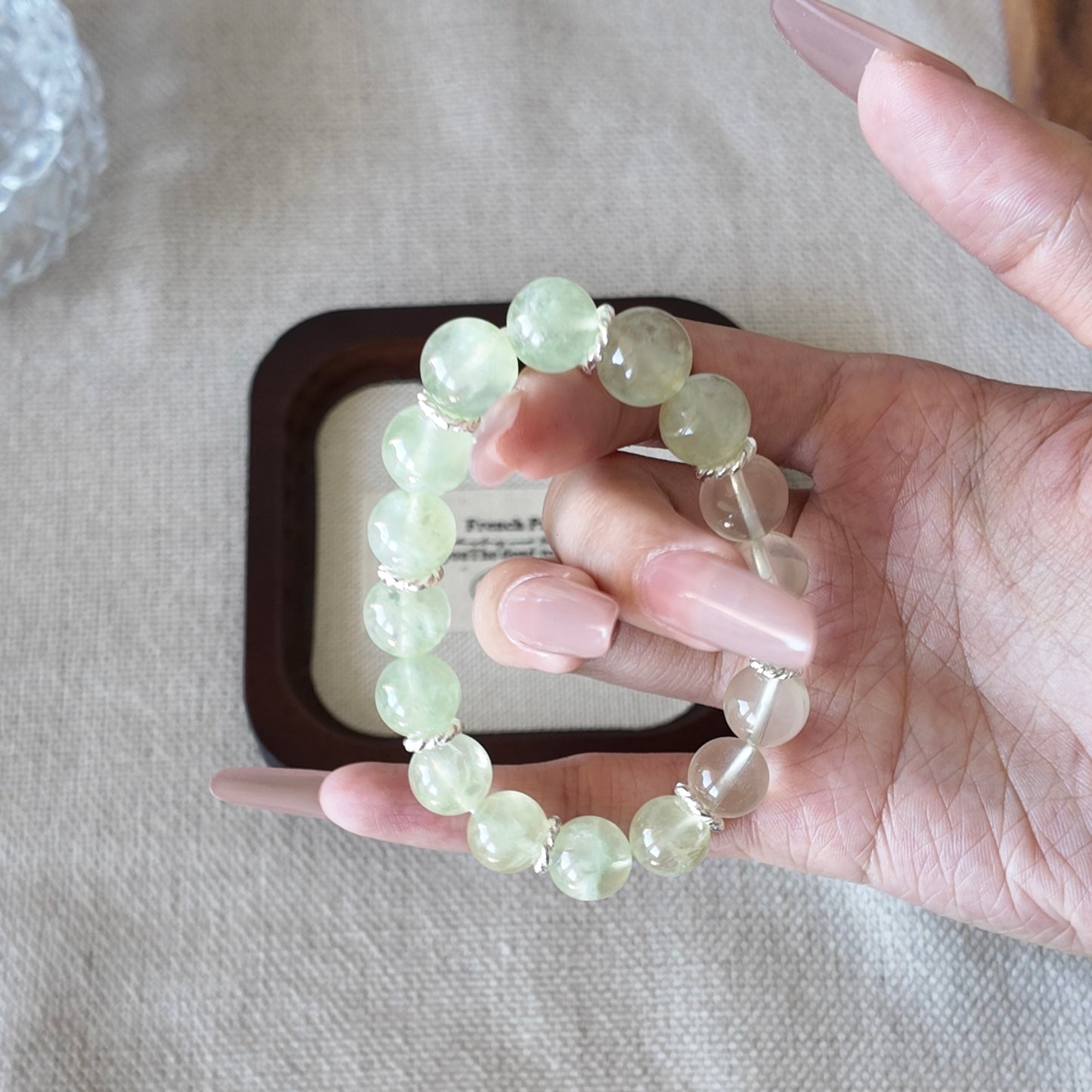 Prehnite Bracelet 11mm