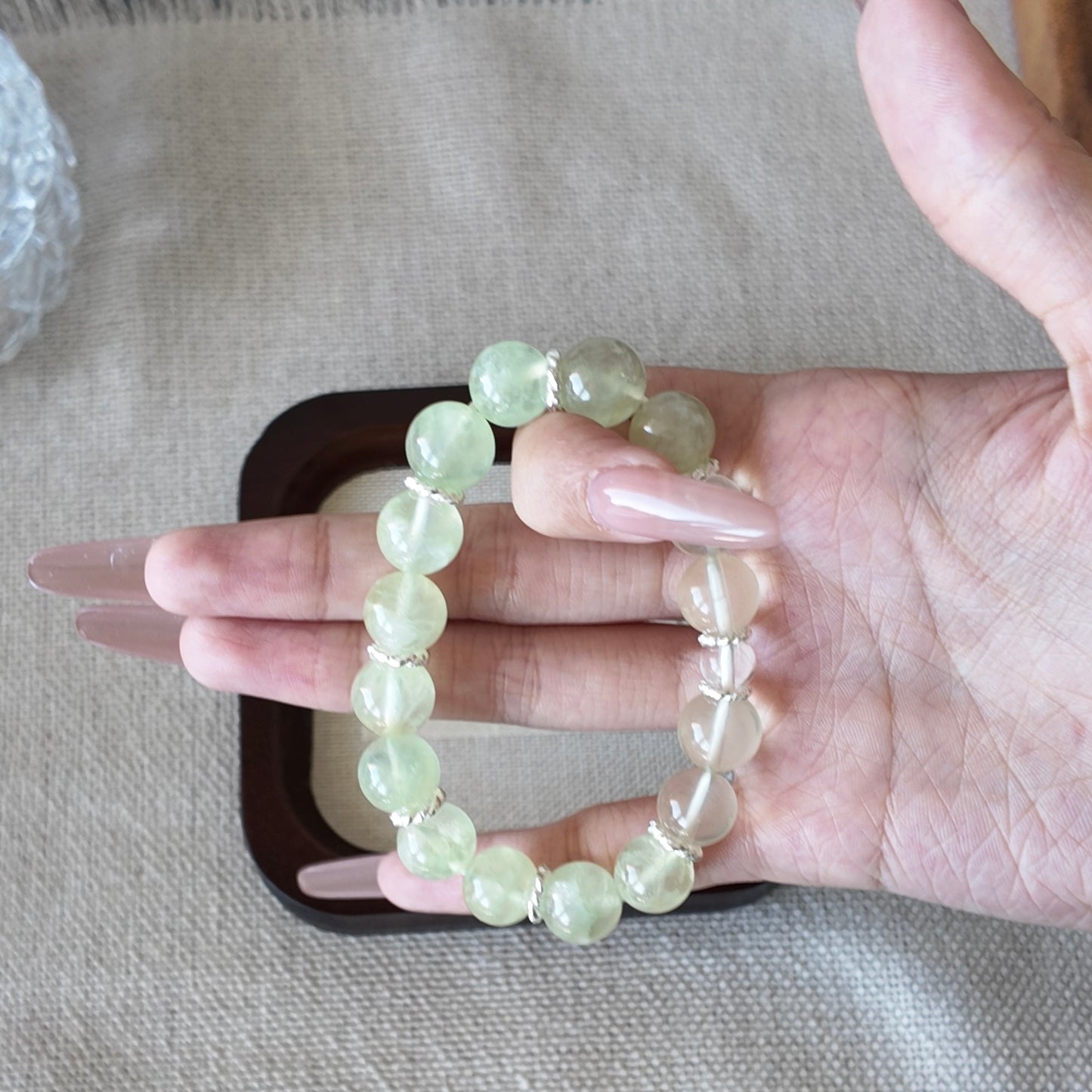 Prehnite Bracelet 11mm