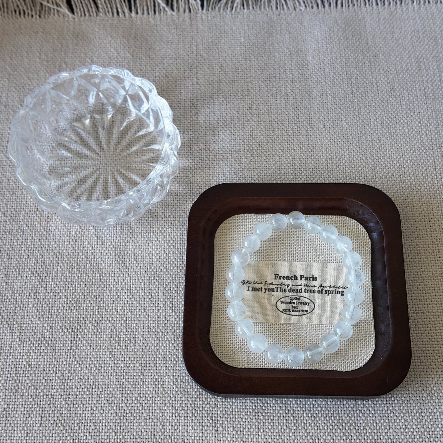 8mm Natural Blue Needle Quartz Bracelet